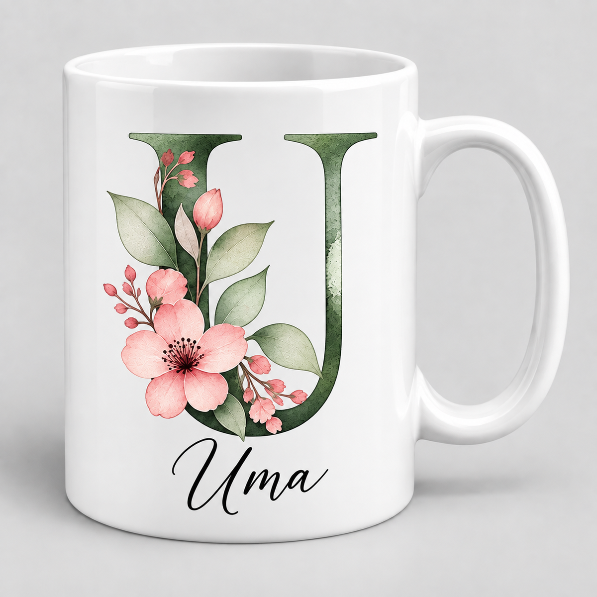 Personalised Initial Mug, Coaster or Gift Set – Any Name