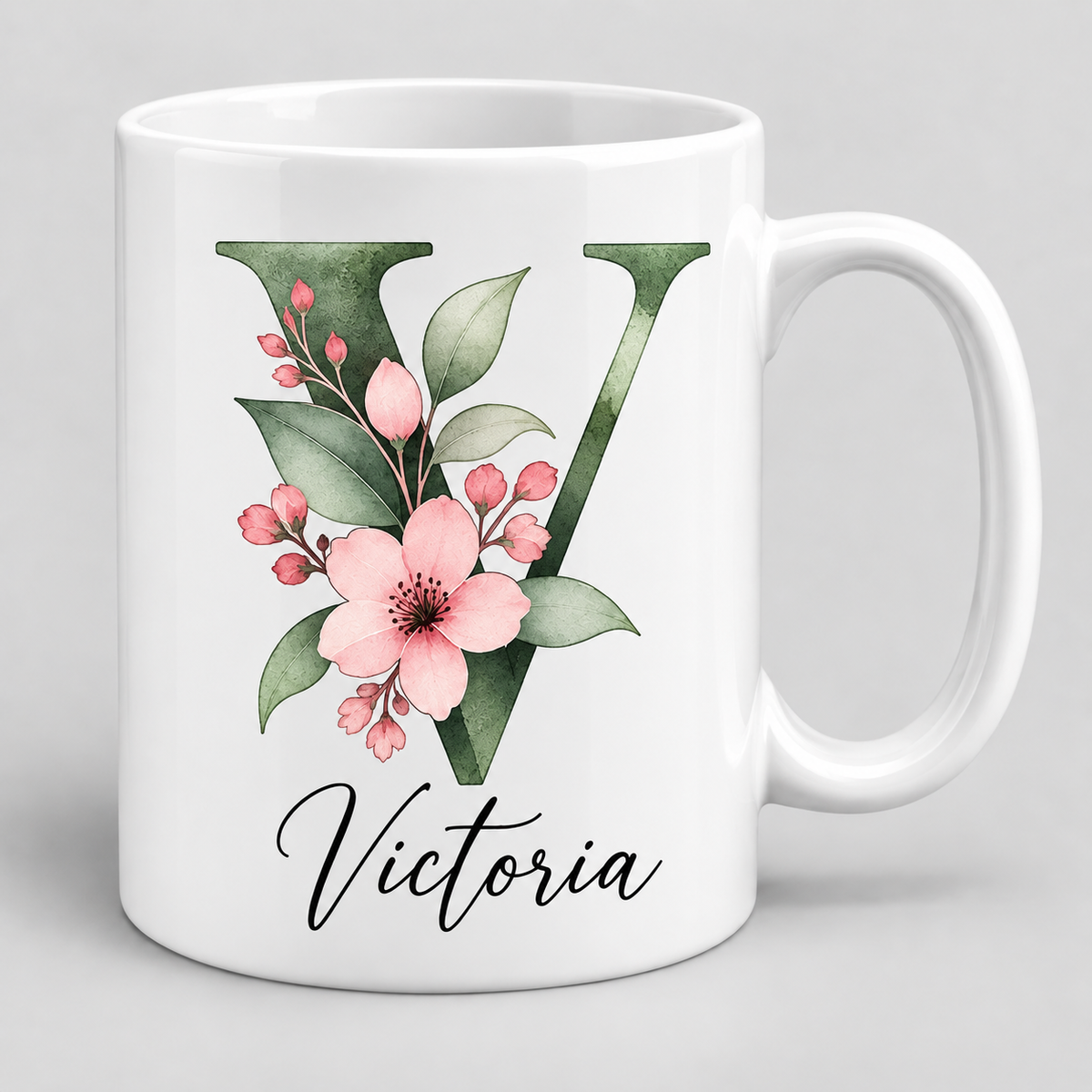 Personalised Initial Mug, Coaster or Gift Set – Any Name