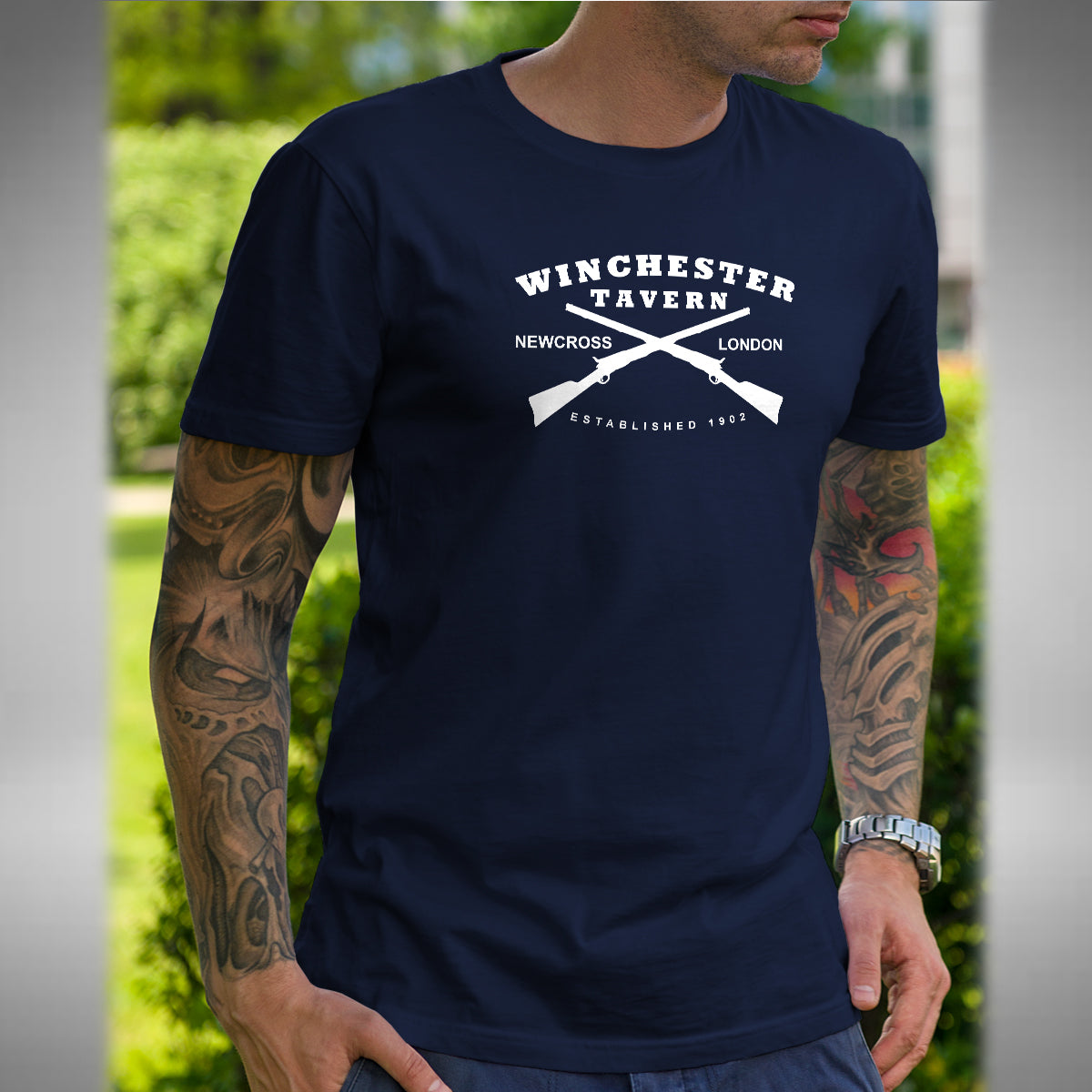 Winchester Tavern T-Shirt - Funny Classic Film Shaun of Dead Inspired