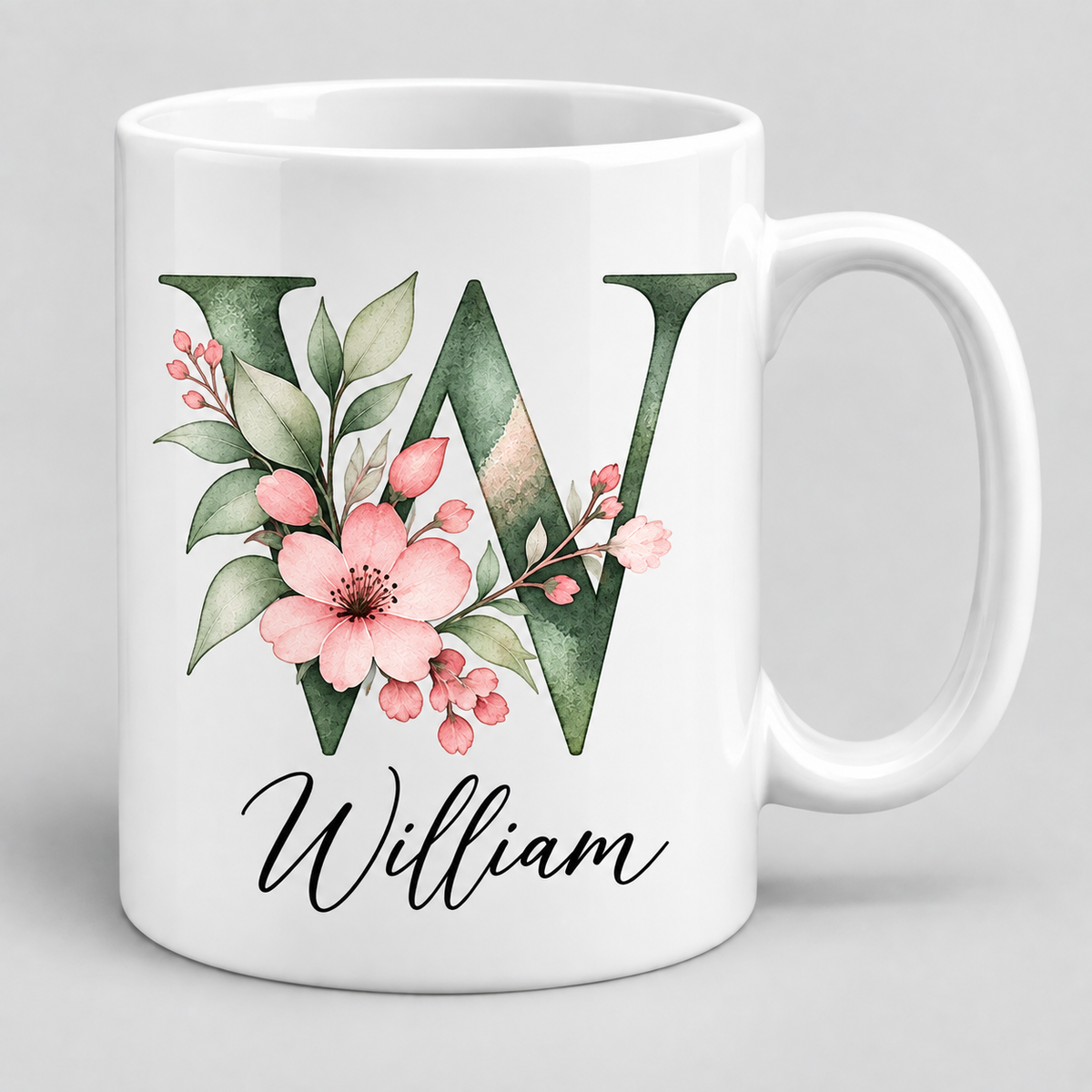 Personalised Initial Mug, Coaster or Gift Set – Any Name