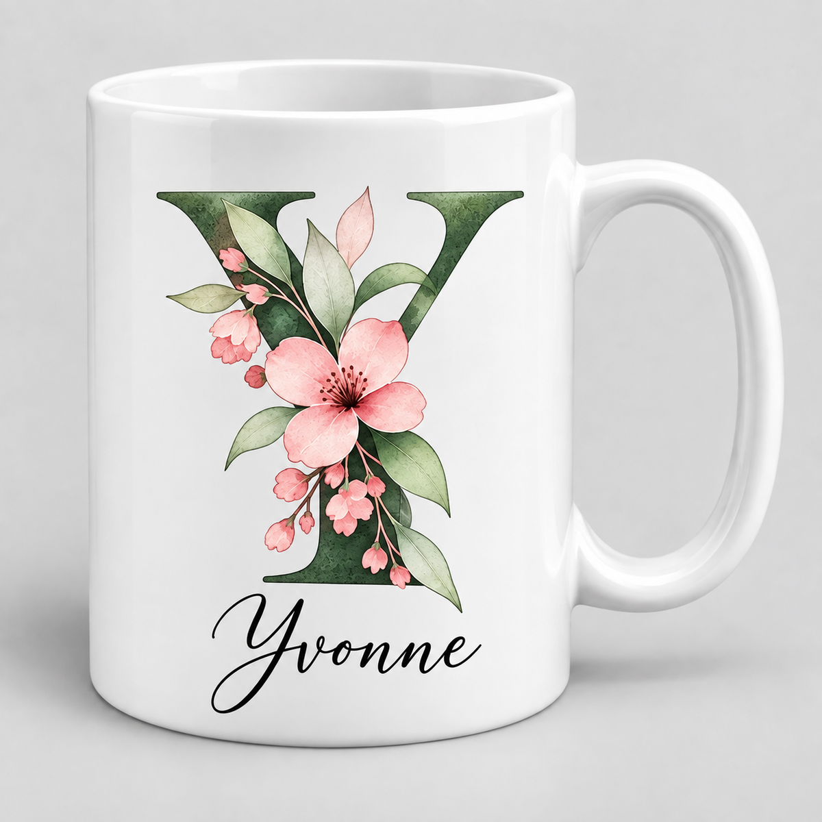 Personalised Initial Mug, Coaster or Gift Set – Any Name