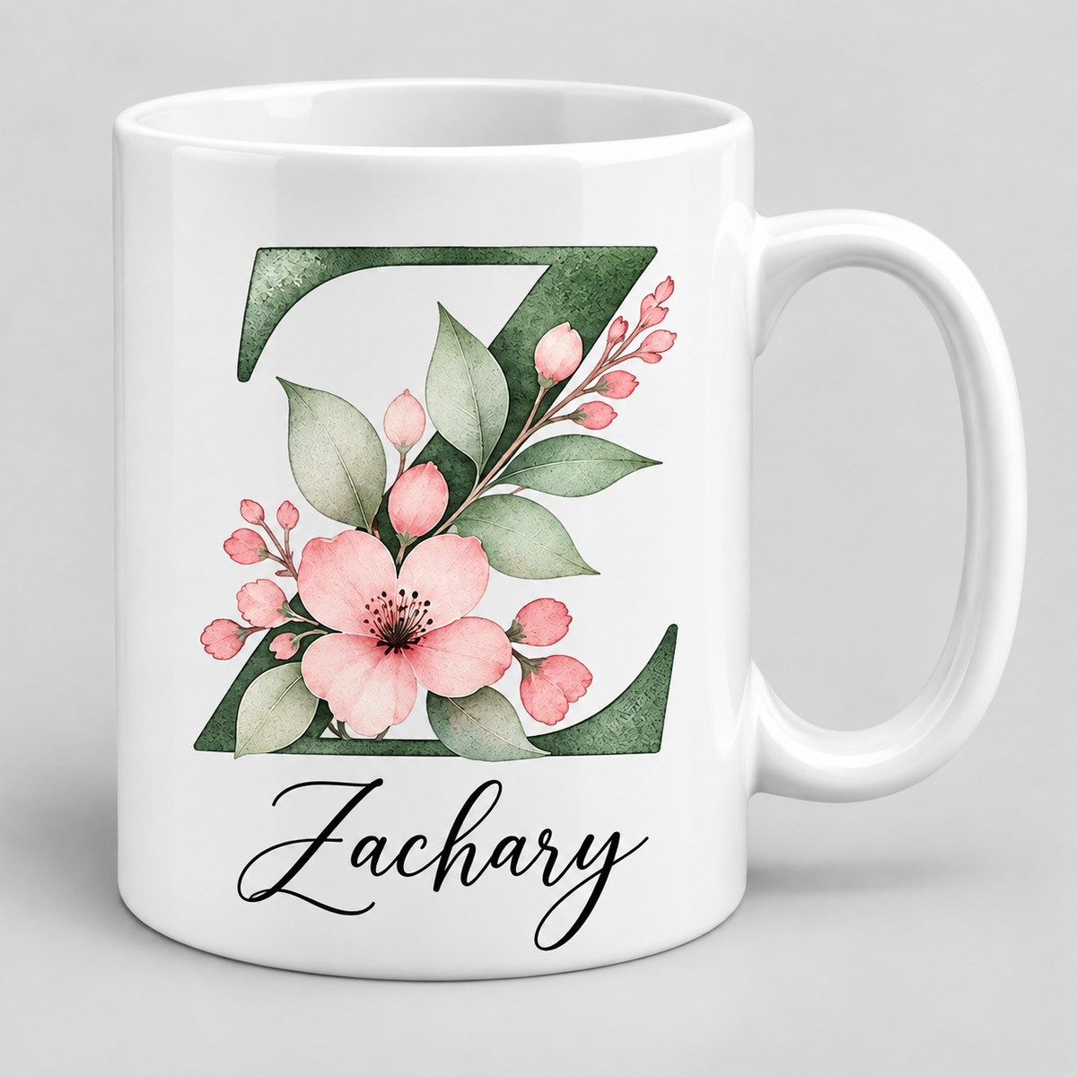 Personalised Initial Mug, Coaster or Gift Set – Any Name