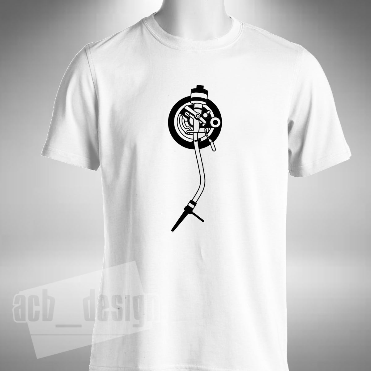 Deck Arm T-Shirt - Turntable Technics Pioneer Vinyl Junkie Old Skool