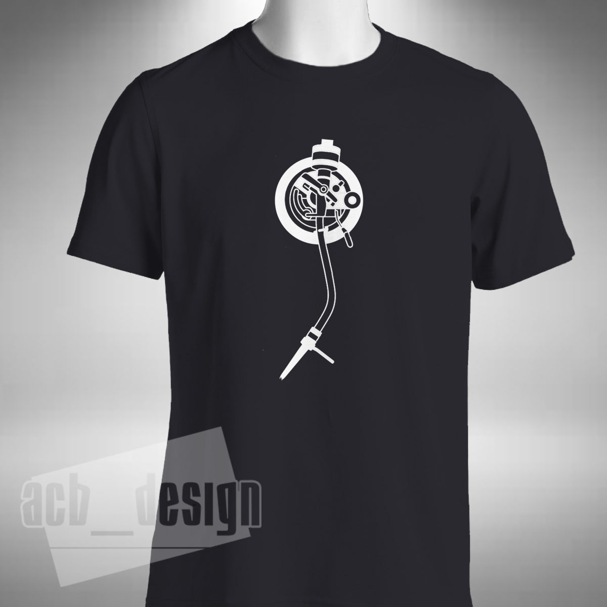 Deck Arm T-Shirt - Turntable Technics Pioneer Vinyl Junkie Old Skool