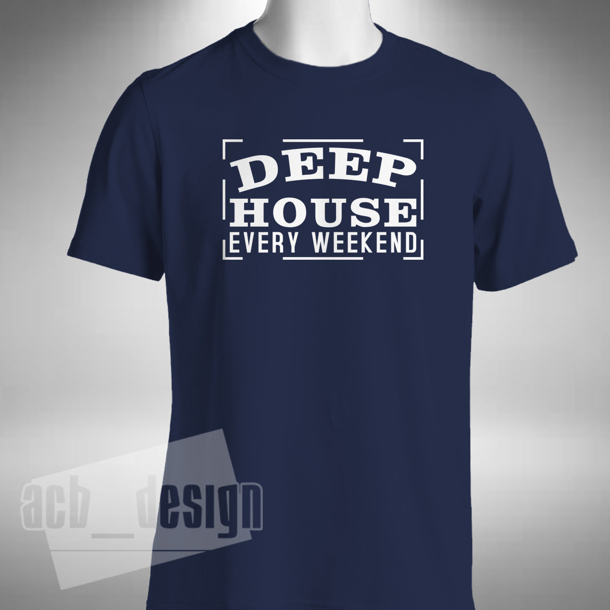 Deep House Mens T-shirt - Every weekend Dance Rave DJ Ibiza Club Turntable Decks