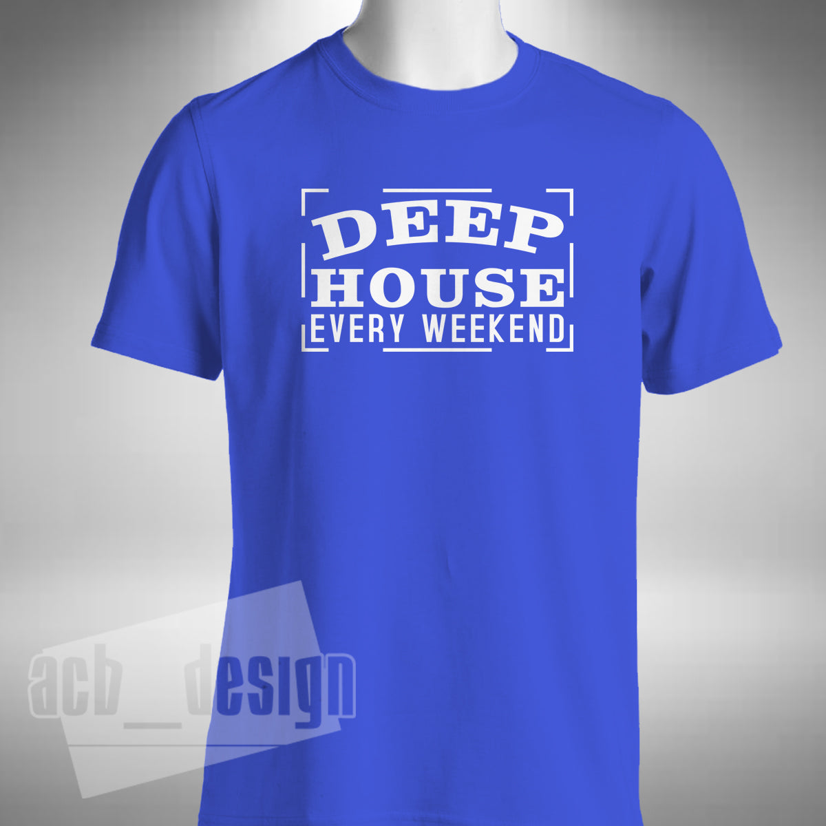 Deep House Mens T-shirt - Every weekend Dance Rave DJ Ibiza Club Turntable Decks
