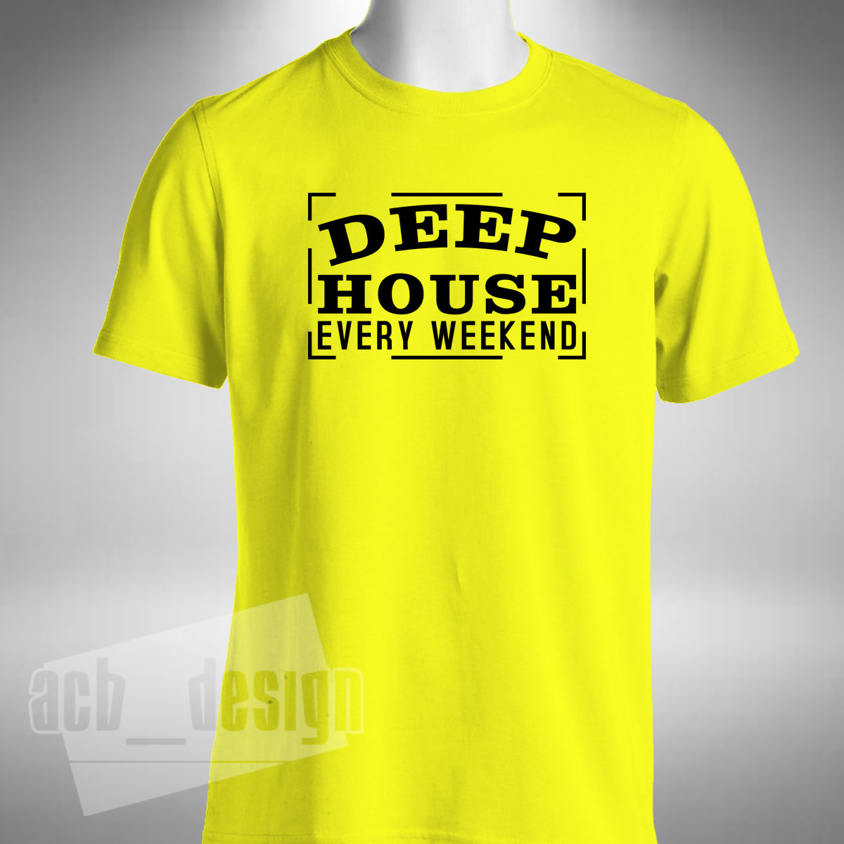 Deep House Mens T-shirt - Every weekend Dance Rave DJ Ibiza Club Turntable Decks