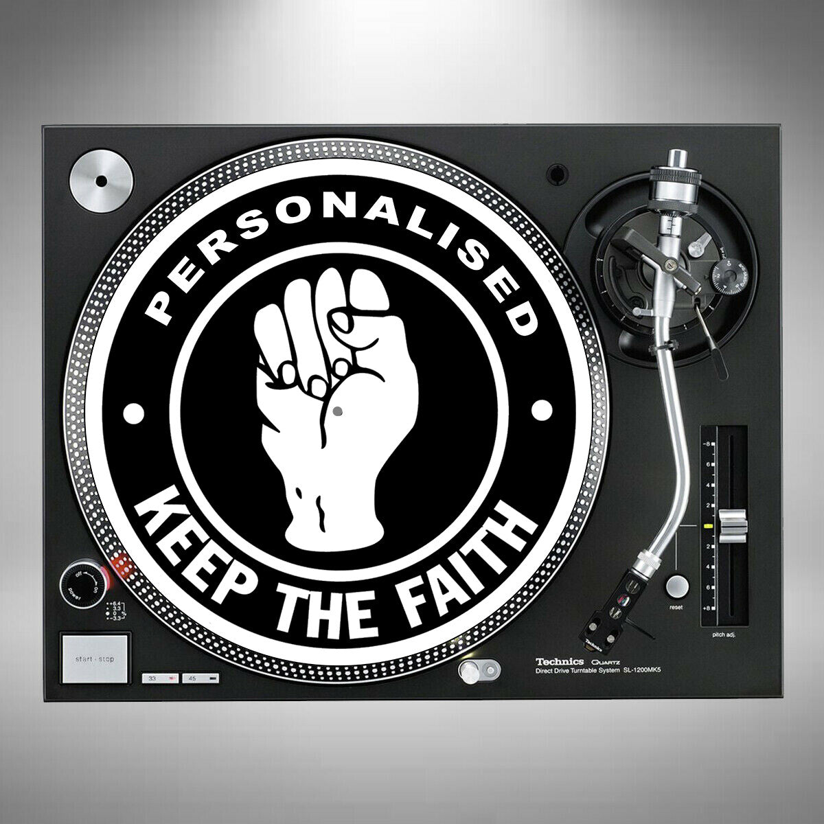Personalised Northern Soul DJ Slipmats – Custom Name | Single or Pair