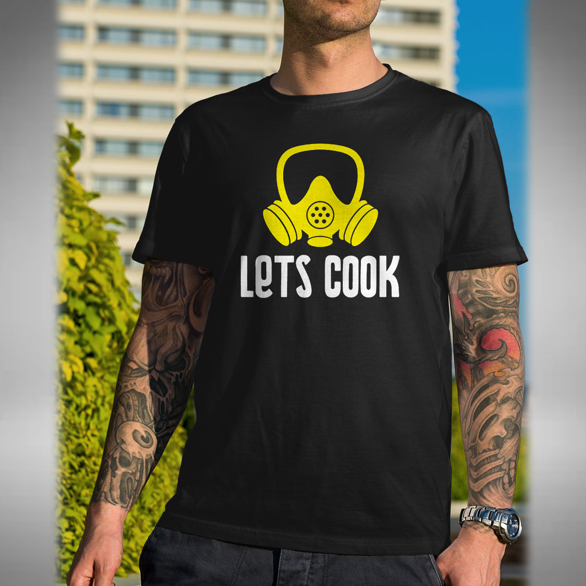 Lets Cook T-shirt - Funny Breaking Bad Inspired Walter White