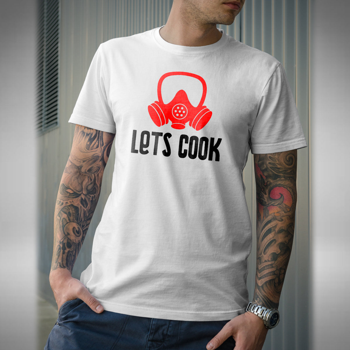 Lets Cook T-shirt - Funny Breaking Bad Inspired Walter White