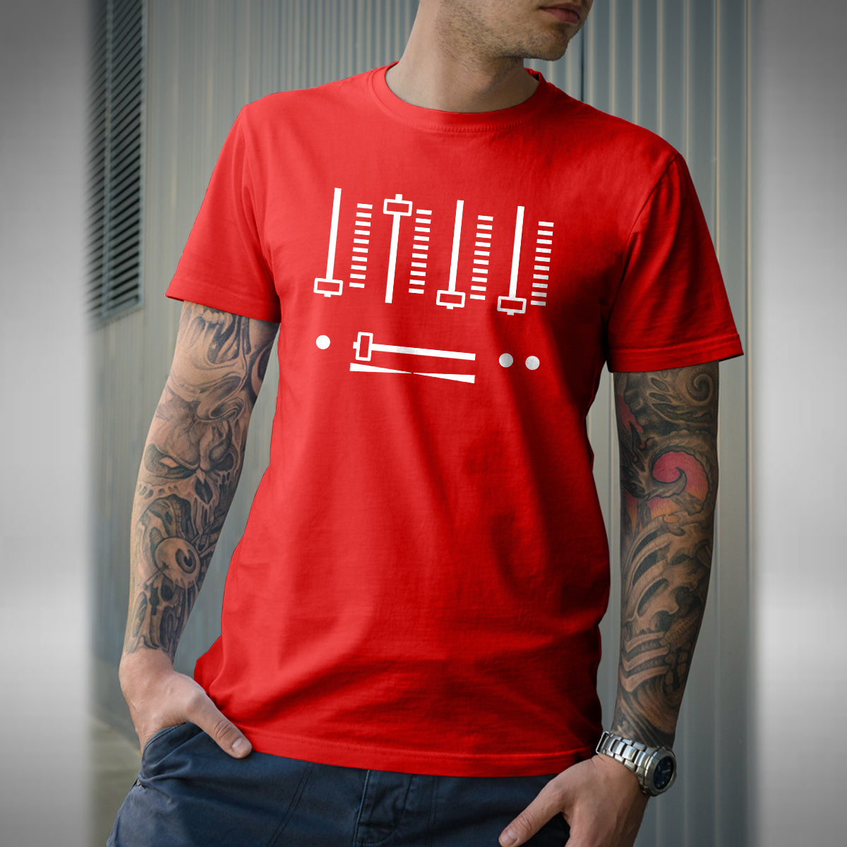 DJ Mixer T-Shirt – House, Techno & DNB