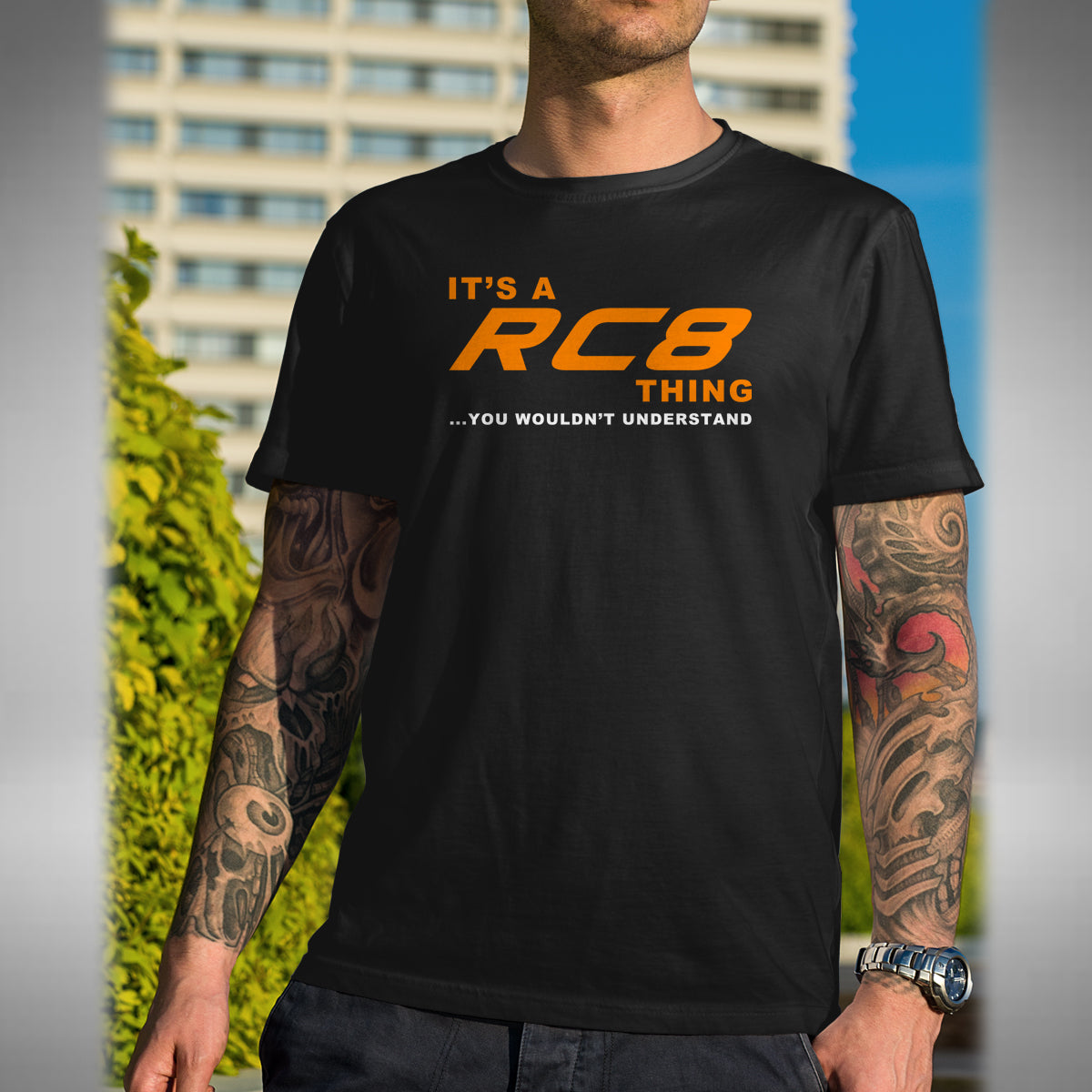 RC8 Men's T-Shirt -  Superbike Motorbike Bikes Road Bike Biker Race Small to 5XL
