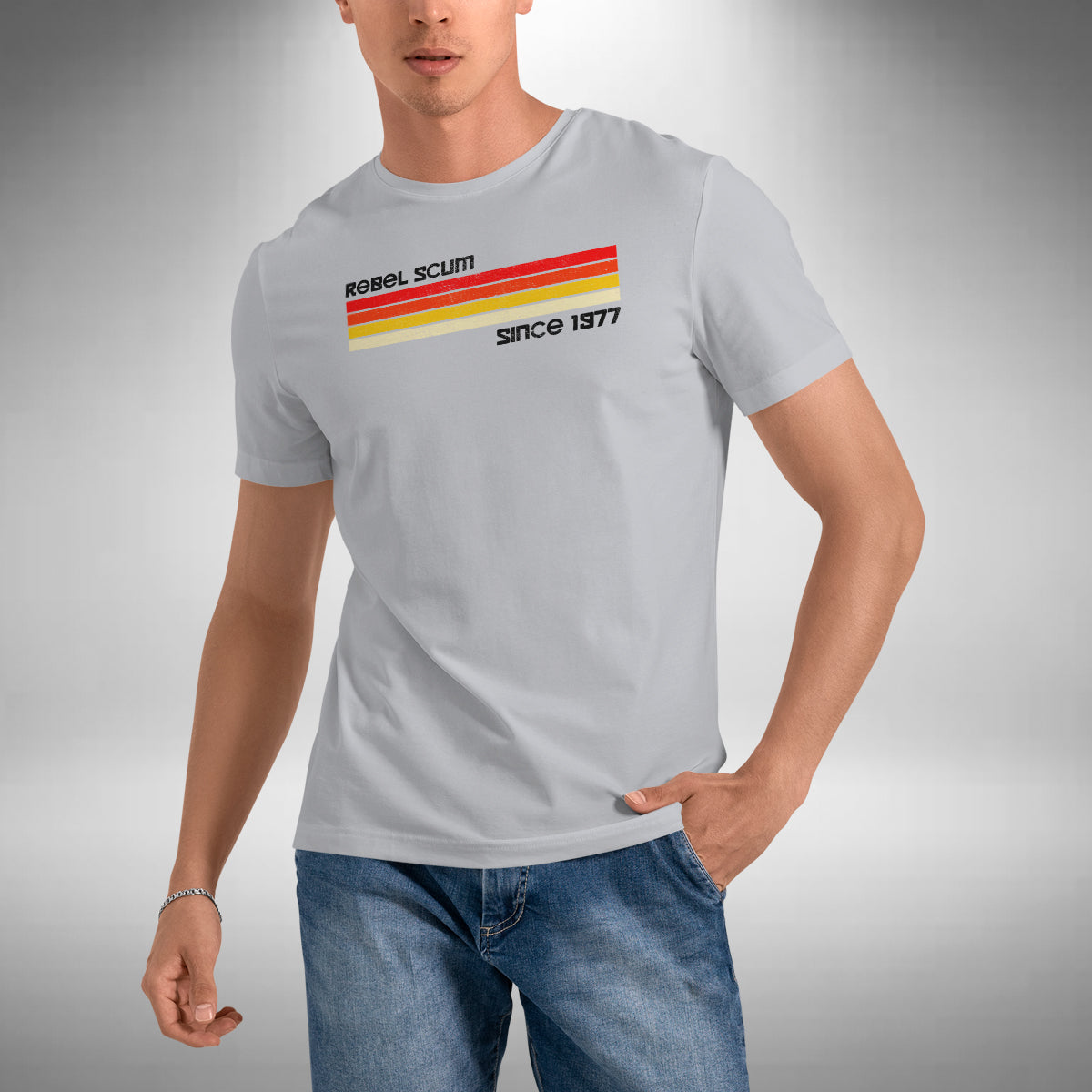 Rebel Scum 1977 T-Shirt - Movie Quote Inspired Classic 70s Movie