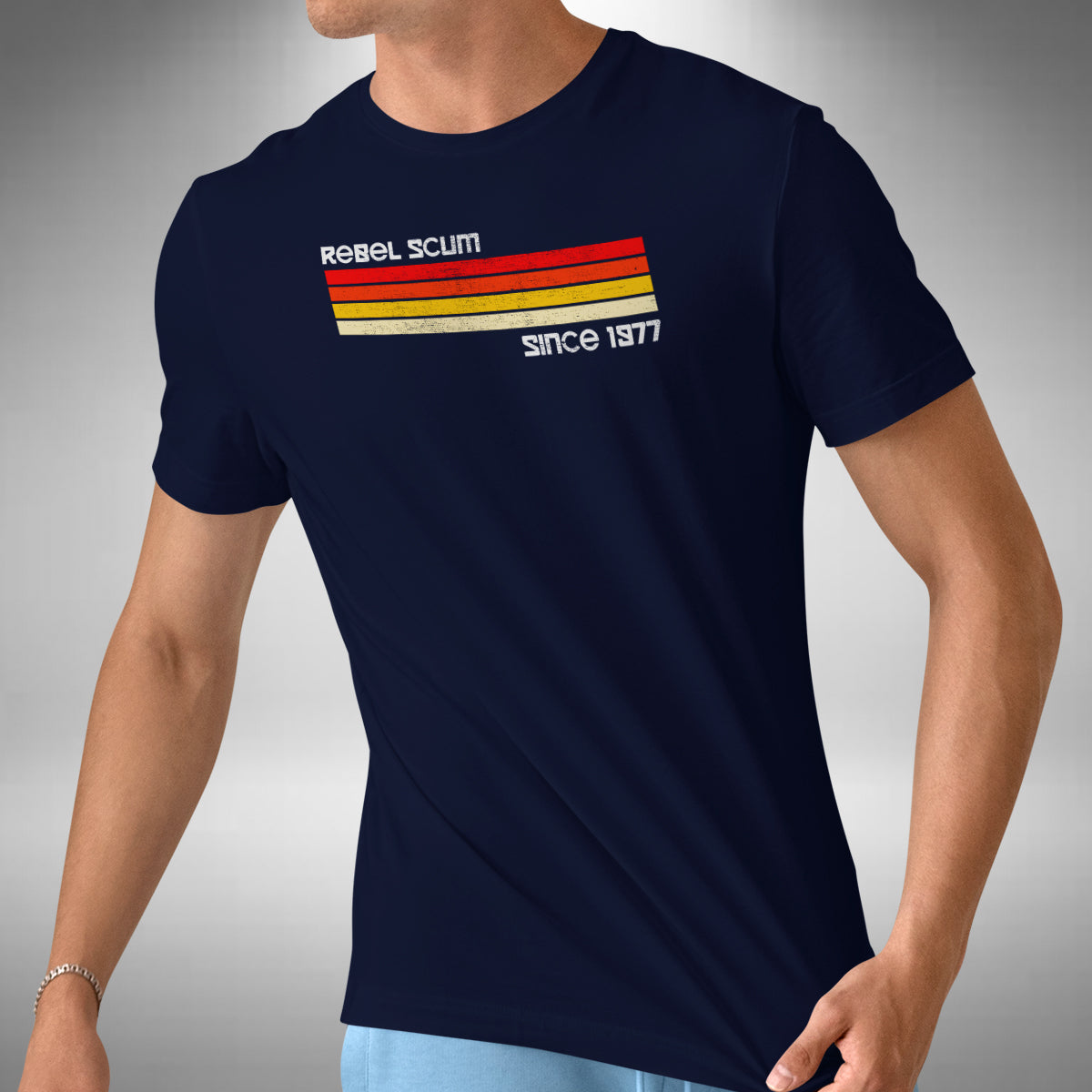 Rebel Scum 1977 T-Shirt - Movie Quote Inspired Classic 70s Movie