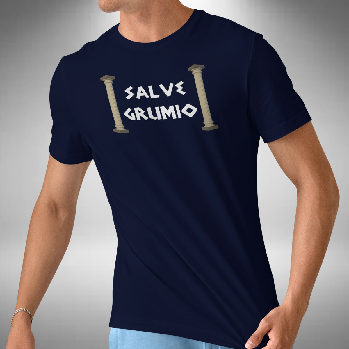 Salve Grumio T-Shirt - Funny Roman Plebs TV Series Inspired