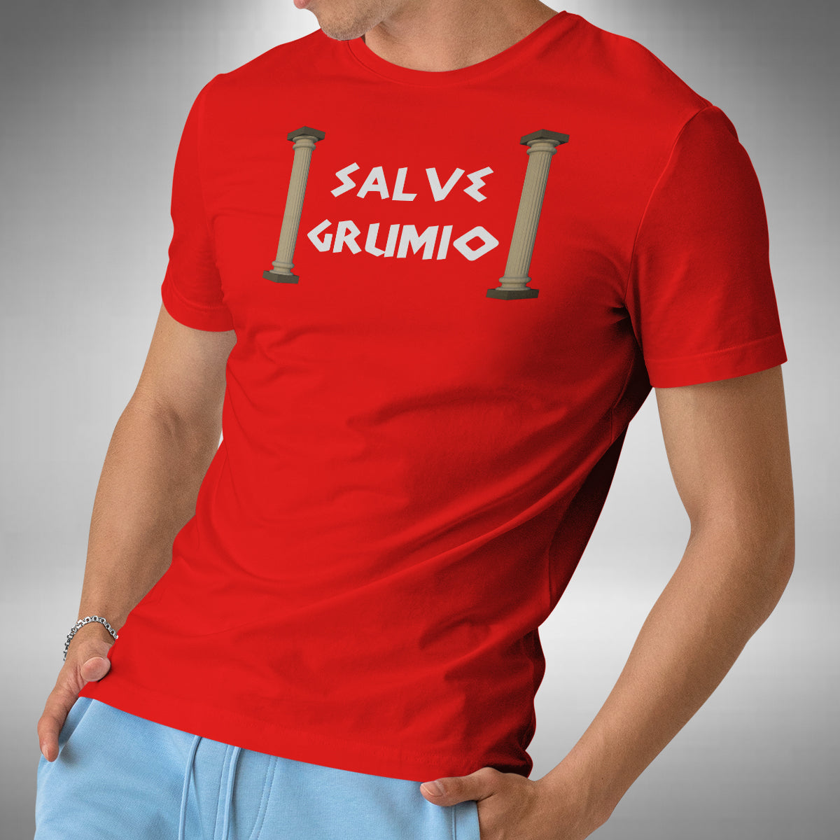 Salve Grumio T-Shirt - Funny Roman Plebs TV Series Inspired