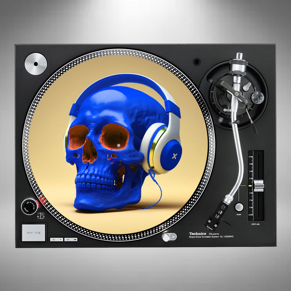 Blue Skull Slipmats