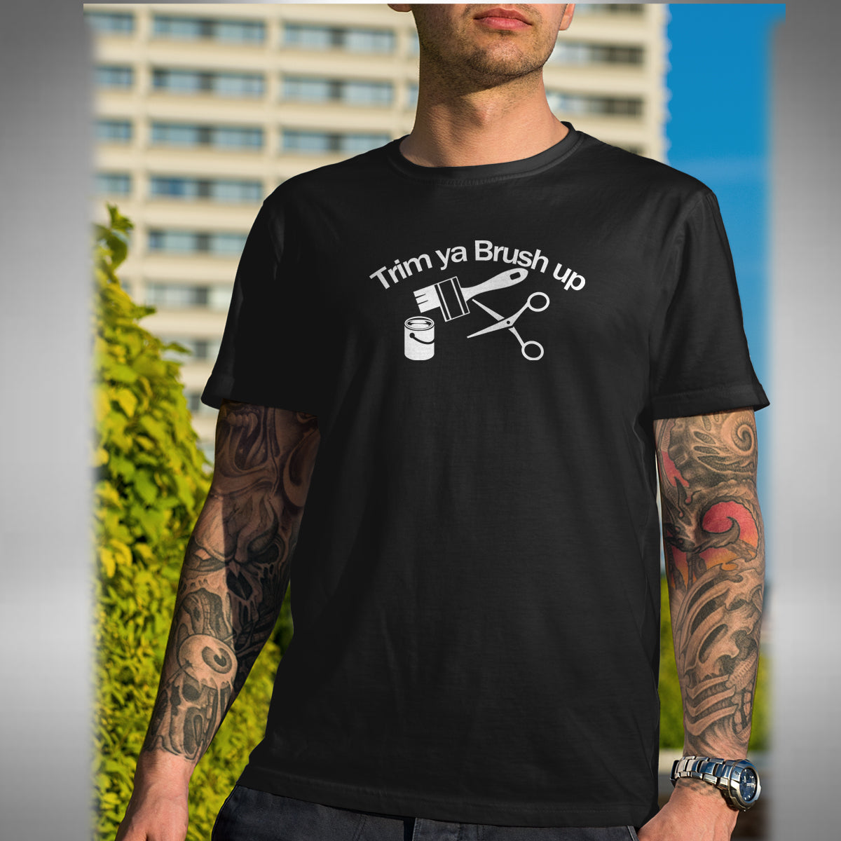 Trim Ya Brush Up T-Shirt - Grandad Only Fools And Horses Inspired Trotters