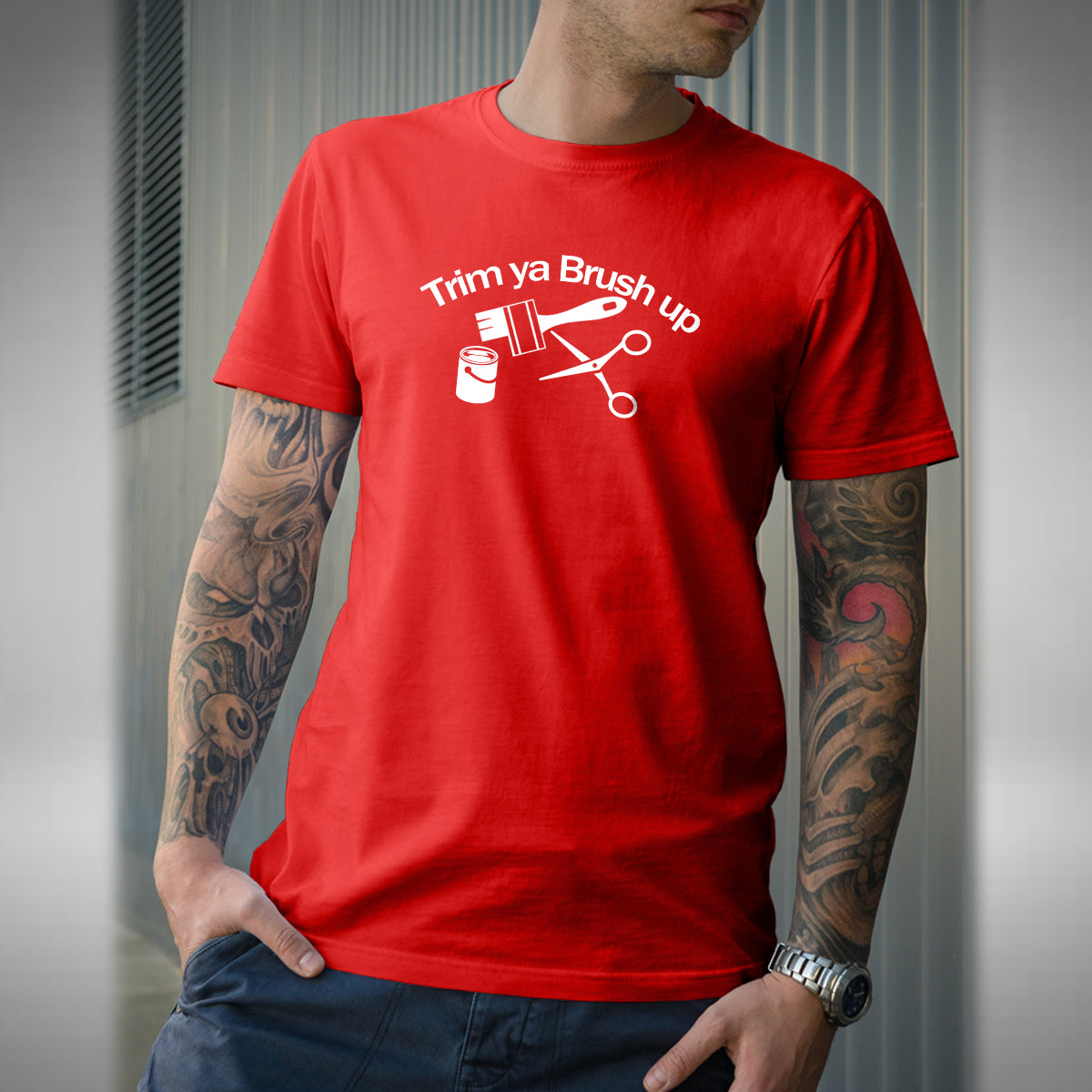 Trim Ya Brush Up T-Shirt - Grandad Only Fools And Horses Inspired Trotters